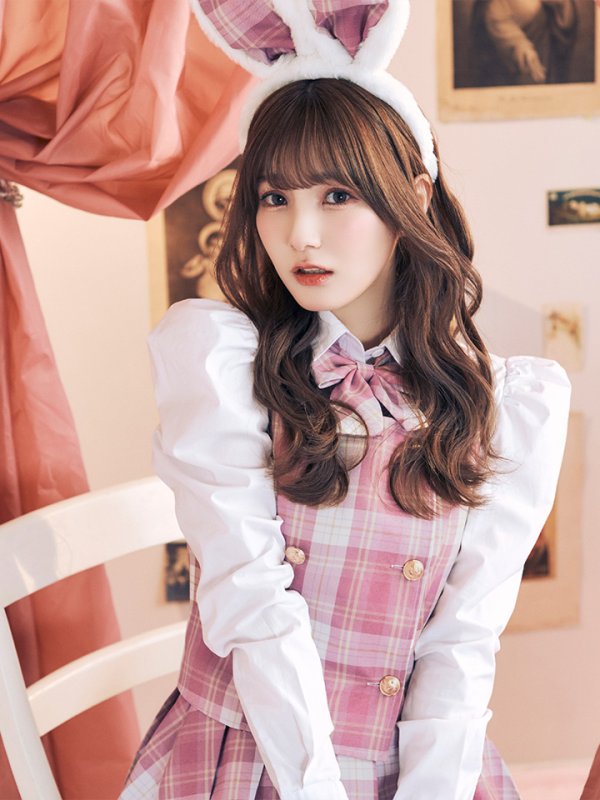 画像10: 【SALE!!】【ハロウィン】チェック制服バニー【コスプレ6点セット】 【S-Lサイズ/1カラー】[OF01]