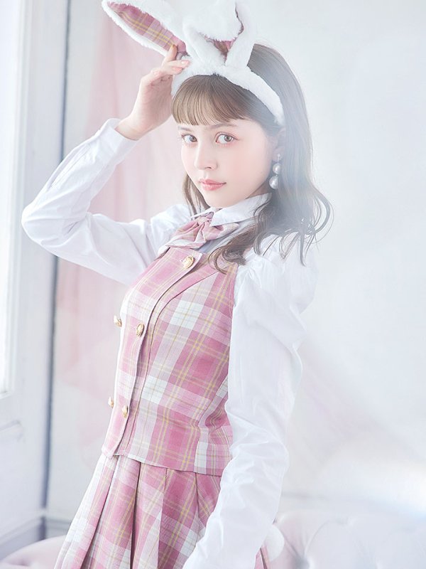 画像16: 【SALE!!】【ハロウィン】チェック制服バニー【コスプレ6点セット】 【S-Lサイズ/1カラー】[OF01]