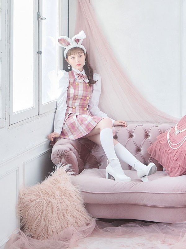 画像17: 【SALE!!】【ハロウィン】チェック制服バニー【コスプレ6点セット】 【S-Lサイズ/1カラー】[OF01]