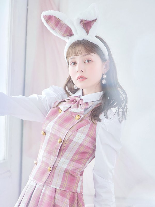 画像20: 【SALE!!】【ハロウィン】チェック制服バニー【コスプレ6点セット】 【S-Lサイズ/1カラー】[OF01]