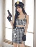 画像17: 【値下げ！】【即日発送】【ハロウィン】ツイードポリスセットアップ 【コスプレ5点セット】【XS-Mサイズ】(HC206-SV)[YMT-Bg]