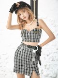 【値下げ！】【即日発送】【ハロウィン】ツイードポリスセットアップ 【コスプレ5点セット】【XS-Mサイズ】(HC206-SV)[YMT-Bg]