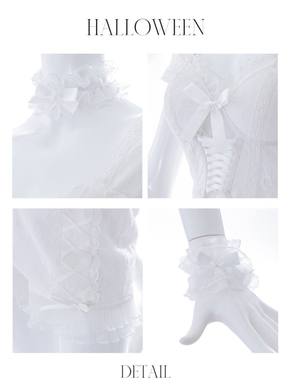 画像38: 【即日発送】【ハロウィン】コルセットレースキャット 【コスプレ6点セット】 【XS-Mサイズ/3カラー】[OF01]