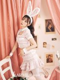 【即日発送】【ハロウィン】【LARME/ラルム掲載】 ツイードセットアップバニー【コスプレ6点セット】【XS-Mサイズ/1カラー】[YMT]