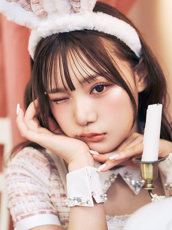 画像5: 【SALE!!】【即日発送】【ハロウィン】【LARME/ラルム掲載】 ツイードセットアップバニー【コスプレ6点セット】【XS-Mサイズ/1カラー】[OF01]