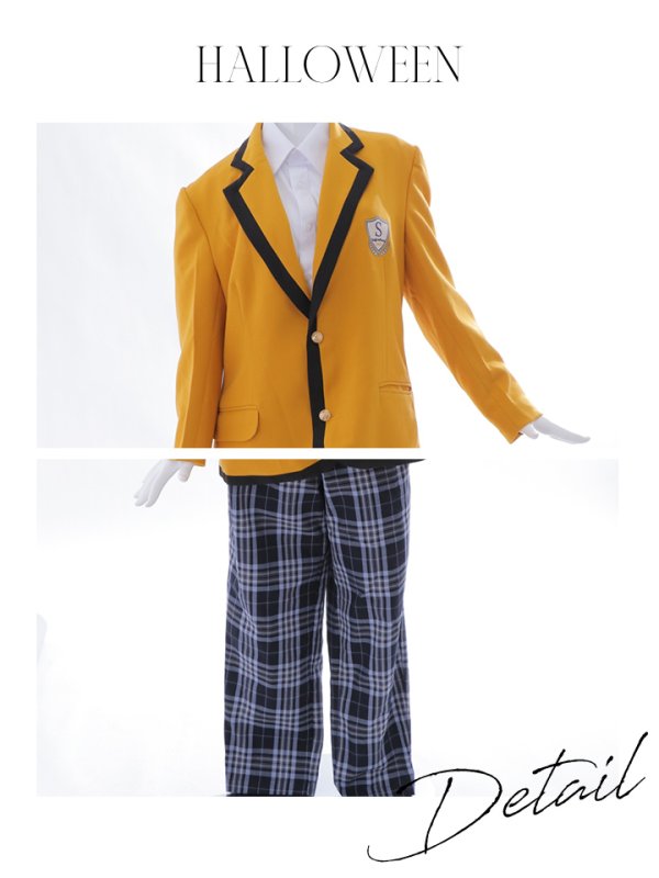 画像17: 【SALE!!】【ハロウィン】男子高校生制服【コスプレ5点セット】【M-XLサイズ/1カラー】[OF01]