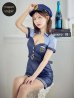 画像1: 【即日発送！】【ハロウィン】 ポリスワンピース 【コスプレ3点セット】 【S-XLサイズ/1カラー】[YMT-Bnvg] (1)