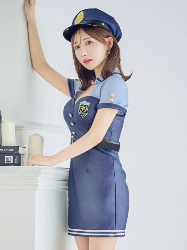 画像26: 【SALE!!】【即日発送！】【ハロウィン】 ポリスワンピース 【コスプレ3点セット】 【S-XLサイズ/1カラー】[HC03-Bnvg]