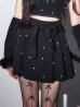 画像21: 【ノベルティ対象】【即日発送！】【ハロウィン】ビジューブラックキャットセットアップ 【コスプレ7点セット】[OF01]