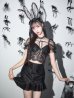 画像7: 【即日発送！】【ハロウィン】セクシーレースバニー半袖セットアップ 【コスプレ7点セット】[YMT]