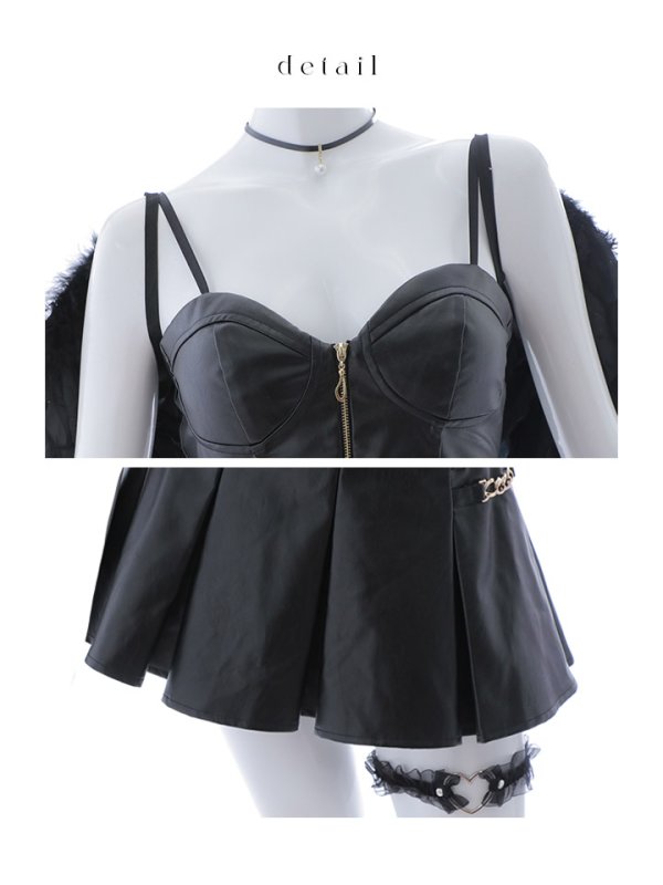 画像23: 【ハロウィン】 フレアレザーデビルセットアップ 【コスプレ8点セット】【XS-Lサイズ/1カラー】[OF04-H]