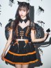 画像20: 【即日発送！】【ハロウィン】レースアップデビルスカートセットアップ 【コスプレ6点セット】[YMT-H]