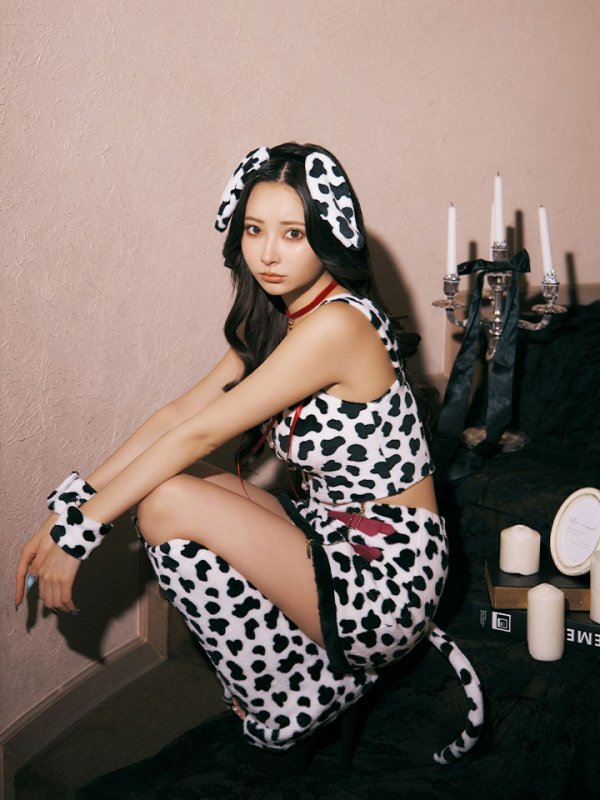 画像14: 【即日発送！】【ハロウィン】 ダルメシアンセットアップ【コスプレ6点セット】【XS-Mサイズ/1カラー】[HC03]