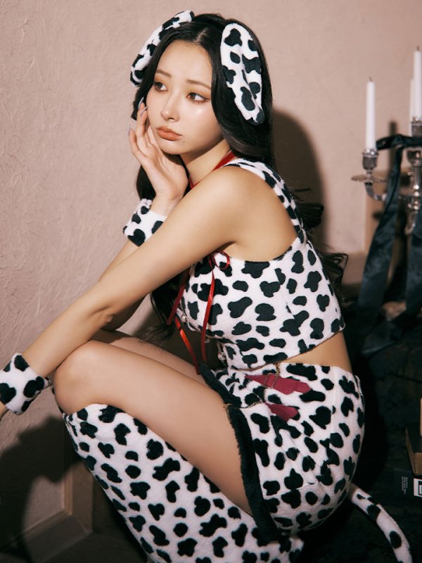 画像7: 【即日発送！】【ハロウィン】 ダルメシアンセットアップ【コスプレ6点セット】【XS-Mサイズ/1カラー】[HC03]