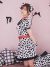 画像11: 【即日発送！】【ハロウィン】ダルメシアンミニフレアワンピース 【コスプレ5点セット】 【S-XLサイズ/1カラー】[YMT]