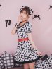 画像12: 【即日発送！】【ハロウィン】ダルメシアンミニフレアワンピース 【コスプレ5点セット】 【S-XLサイズ/1カラー】[YMT]