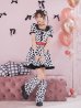 画像9: 【即日発送！】【ハロウィン】ダルメシアンミニフレアワンピース 【コスプレ5点セット】 【S-XLサイズ/1カラー】[YMT]