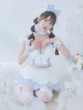 【即日発送！】【ハロウィン】ホワイトパピーセットアップ 【コスプレ6点セット】[YMT]