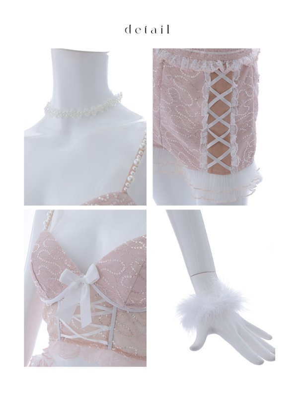 画像43: 【SALE!!】【即日発送！】【ハロウィン】 キラキラキャットパンツセットアップ 【コスプレ6点セット】 【XS-Mサイズ/2カラー】[OF04]