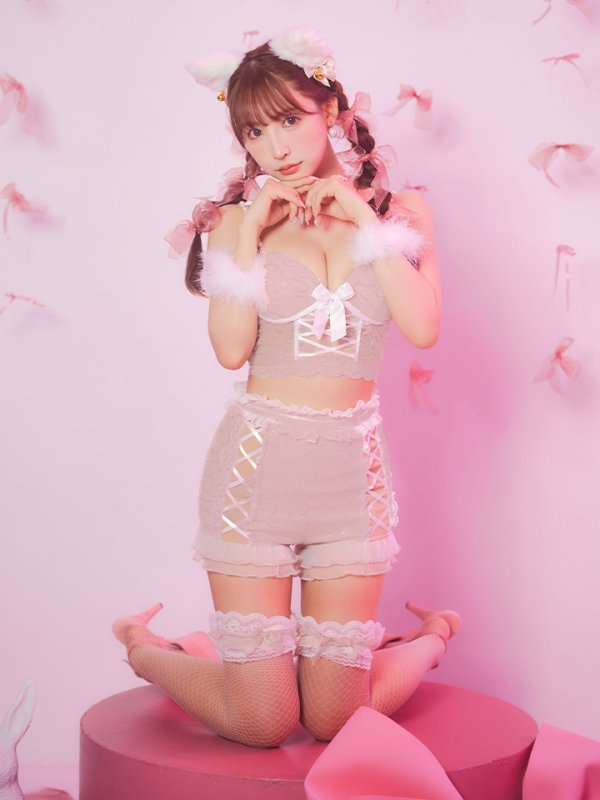 画像37: 【SALE!!】【即日発送！】【ハロウィン】 キラキラキャットパンツセットアップ 【コスプレ6点セット】 【XS-Mサイズ/2カラー】[HC03]