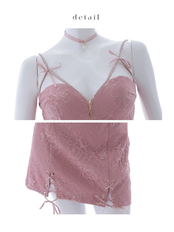 画像41: 【SALE!!】【即日発送！】【ハロウィン】レースリボンバニータイトミニセットアップ 【コスプレ8点セット】 【XS-Lサイズ/3カラー】[OF04]