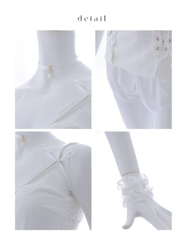 画像34: 【SALE!!】【即日発送！】【ハロウィン】レースリボンバニータイトミニセットアップ 【コスプレ8点セット】 【XS-Lサイズ/3カラー】[OF04]