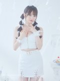 【即日発送！】【ハロウィン】レースリボンバニータイトミニセットアップ 【コスプレ8点セット】 【XS-Lサイズ/3カラー】[YMT]