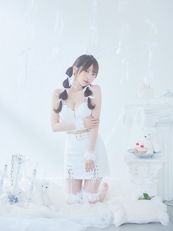 画像16: 【SALE!!】【即日発送！】【ハロウィン】レースリボンバニータイトミニセットアップ 【コスプレ8点セット】 【XS-Lサイズ/3カラー】[OF04]