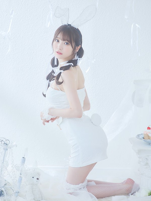 画像21: 【SALE!!】【即日発送！】【ハロウィン】レースリボンバニータイトミニセットアップ 【コスプレ8点セット】 【XS-Lサイズ/3カラー】[OF04]