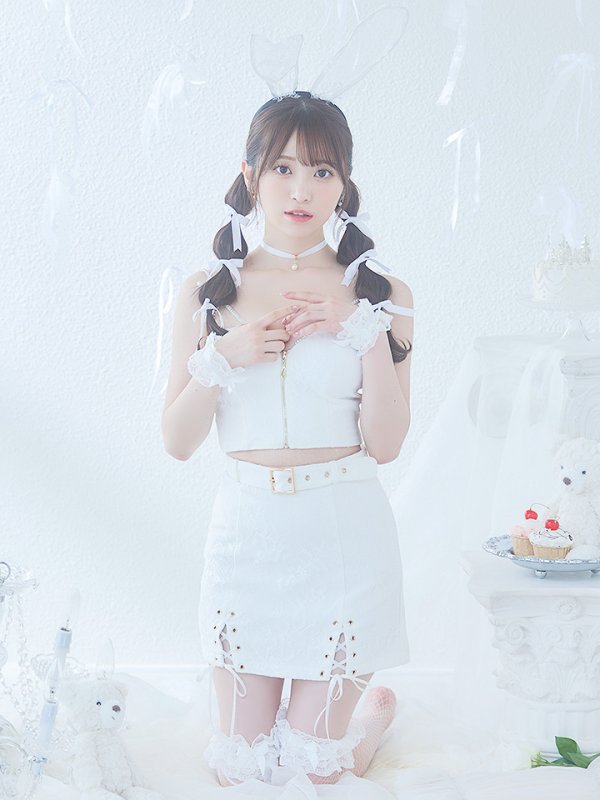 画像26: 【SALE!!】【即日発送！】【ハロウィン】レースリボンバニータイトミニセットアップ 【コスプレ8点セット】 【XS-Lサイズ/3カラー】[OF04]