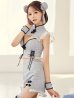 画像17: 【ノベルティ対象】【即日発送！】【ハロウィン】 レースチャイナセットアップ 【コスプレ5点セット】【XS-Lサイズ】(SE01YN)[OF01]