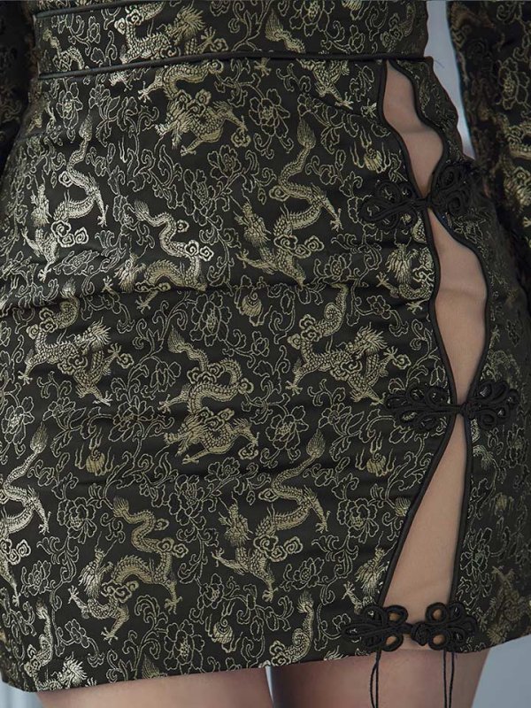 画像36: 【ハロウィン】ベルスリーブチャイナセットアップ 【コスプレ5点セット】【XS-Mサイズ/1カラー】オフショルチャイナワンピース 【コスプレ6点セット】 【XS-Lサイズ/3カラー】(SE01YN)[OF04]