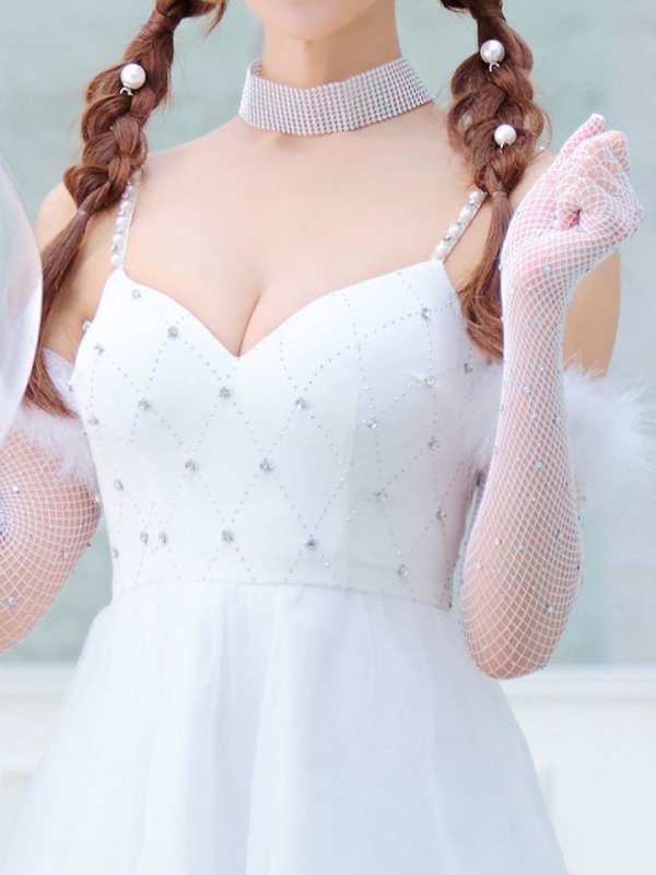 画像15: 【ハロウィン】 バニービジューフレアワンピース 【コスプレ5点セット】 【XS-Mサイズ/2カラー】[OF04]