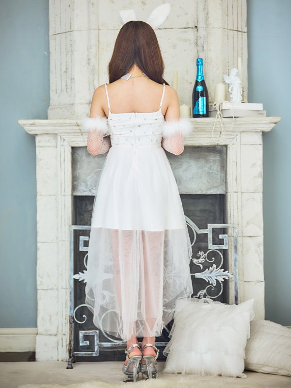 画像15: 【ハロウィン】 バニービジューフレアワンピース 【コスプレ5点セット】 【XS-Mサイズ/2カラー】[OF04]