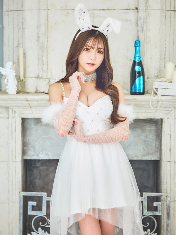 画像23: 【ハロウィン】 バニービジューフレアワンピース 【コスプレ5点セット】 【XS-Mサイズ/2カラー】[OF04]