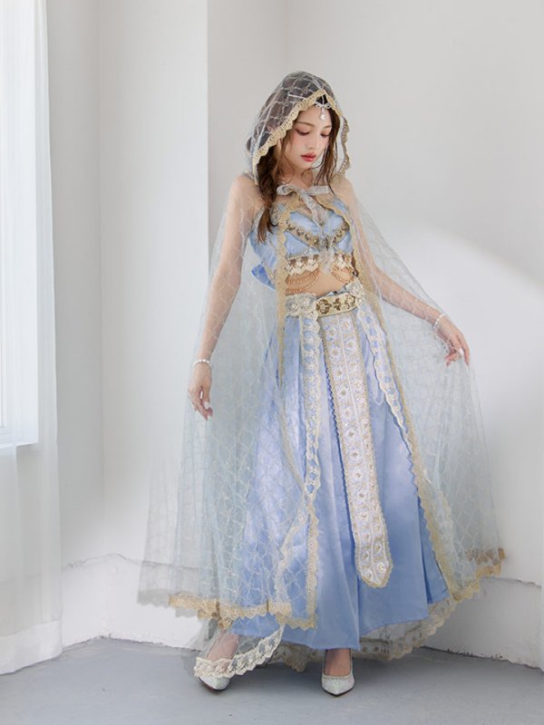 画像27: 【即日発送】【ハロウィン】アラビアンガール/アラジンコスプレセット【コスプレ7点セット】【フリーサイズ/4カラー】[HC03]