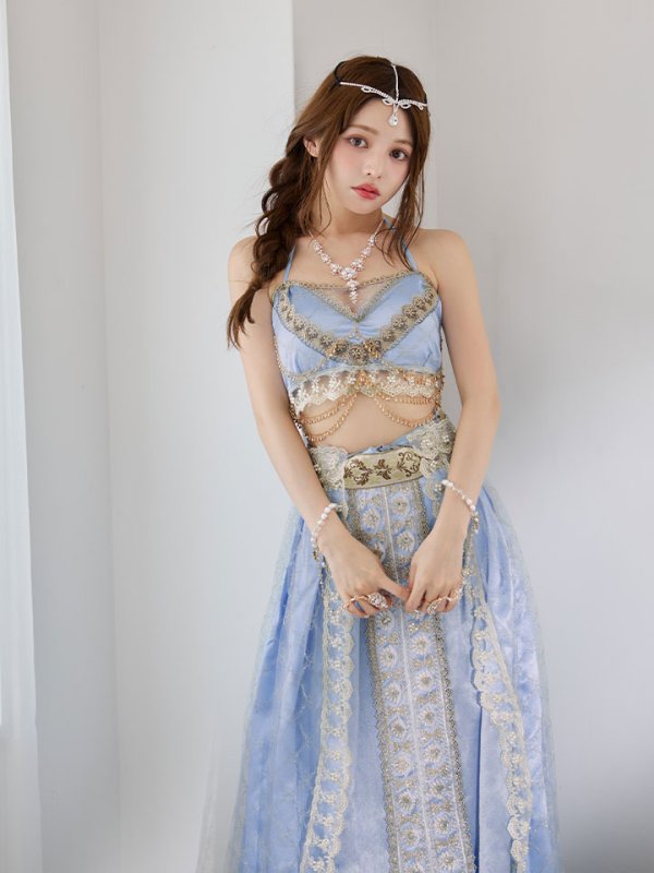 画像25: 【即日発送】【ハロウィン】アラビアンガール/アラジンコスプレセット【コスプレ7点セット】【フリーサイズ/4カラー】[HC03]