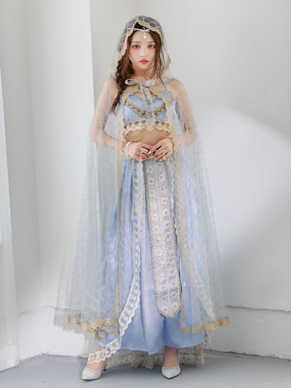 画像16: 【即日発送】【ハロウィン】アラビアンガール/アラジンコスプレセット【コスプレ7点セット】【フリーサイズ/4カラー】[HC03]