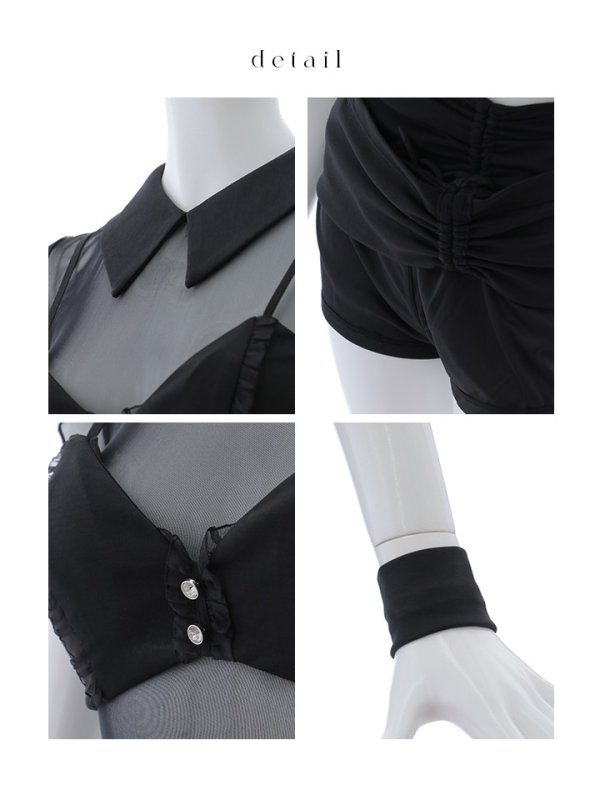 画像21: 【即日発送！】【ハロウィン】 シアーバニーセットアップ 【コスプレ8点セット】 【XS-Mサイズ/1カラー】[HC03]