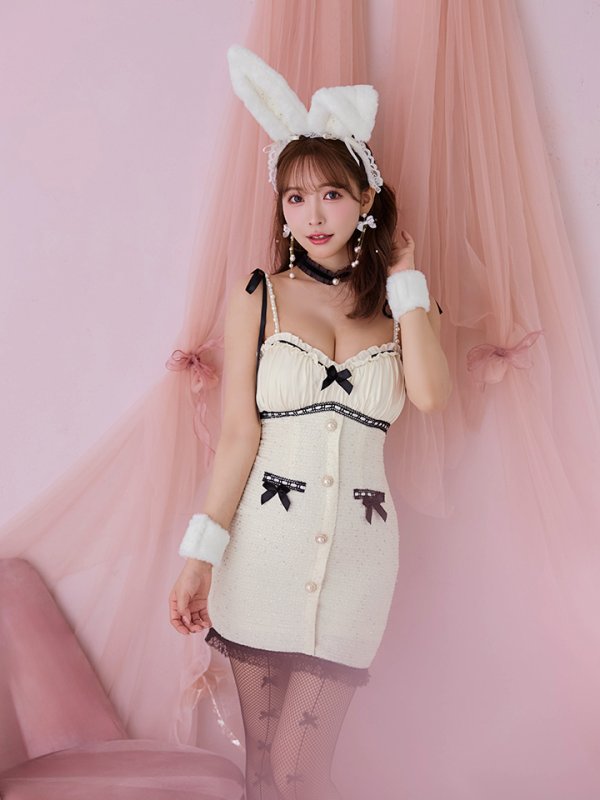 画像7: 【SALE!!】【即日発送！】【ハロウィン】 バニーバイカラーリボンワンピース 【コスプレ6点セット】【XS-Mサイズ/1カラー】[HC03]