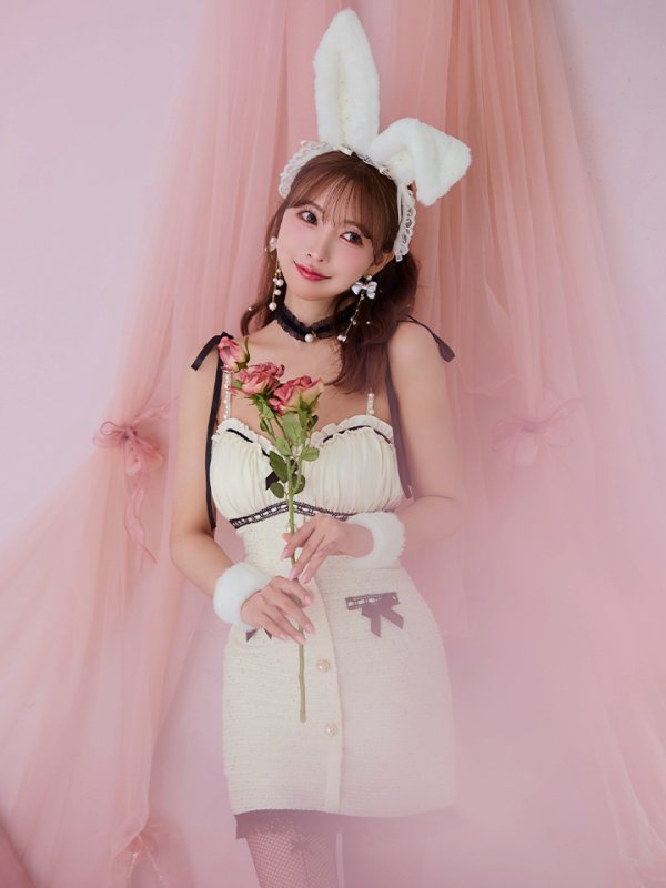 画像8: 【SALE!!】【即日発送！】【ハロウィン】 バニーバイカラーリボンワンピース 【コスプレ6点セット】【XS-Mサイズ/1カラー】[HC03]