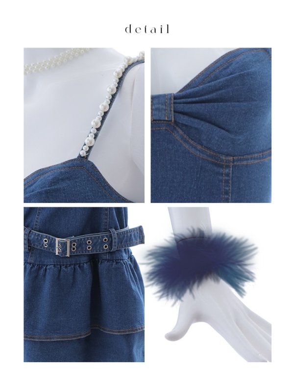 画像18: 【SALE!!】【即日発送！】【ハロウィン】 バニーデニムワンピース【コスプレ5点セット】 【XS-Lサイズ/1カラー】[OF04]