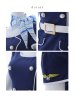 画像18: 【即日発送！】【ハロウィン】CA タイトミディアムワンピース 【コスプレ5点セット】 【S-Lサイズ/1カラー】[YMT]