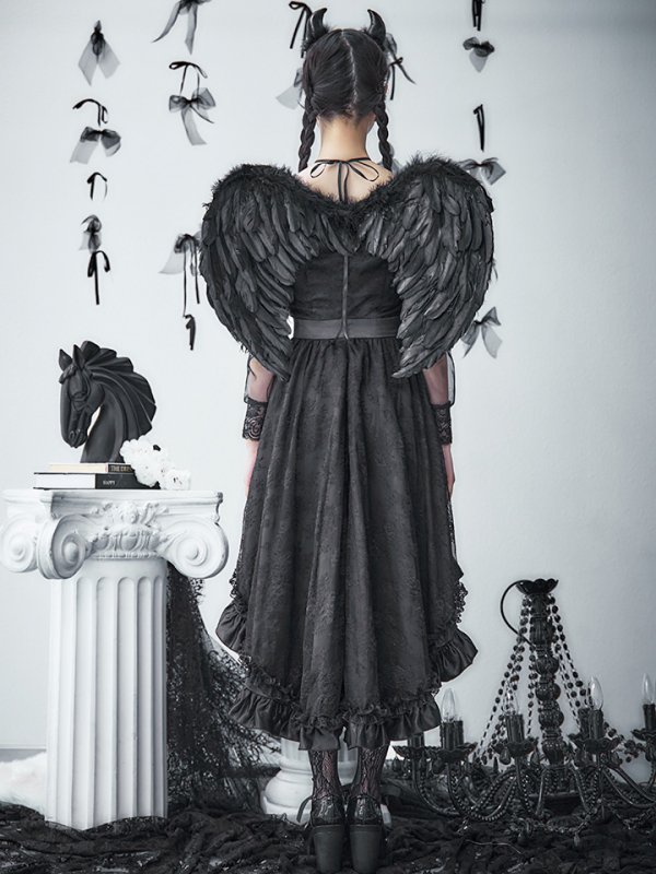 画像21: 【即日発送！】【ハロウィン】ショートインロングデビルワンピース 【コスプレ4点セット】[OF04-H]