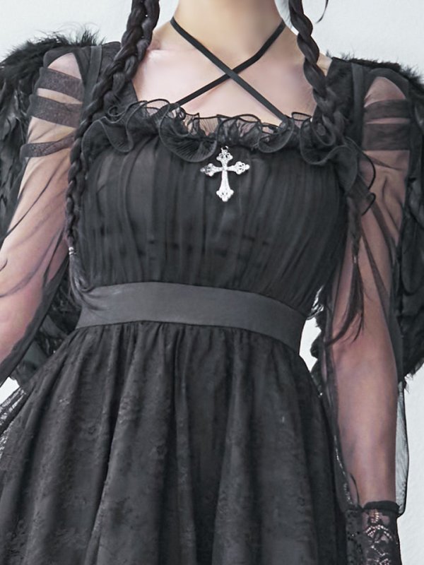 画像22: 【即日発送！】【ハロウィン】ショートインロングデビルワンピース 【コスプレ4点セット】[OF04-H]