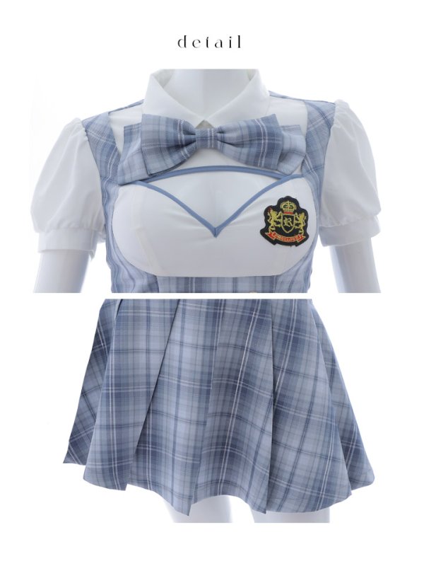 画像28: 【即日発送！】【ハロウィン】アイドルスクールガールセットアップ 【コスプレ5点セット】[OF04]