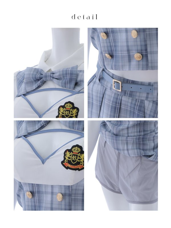 画像29: 【即日発送！】【ハロウィン】アイドルスクールガールセットアップ 【コスプレ5点セット】[OF04]