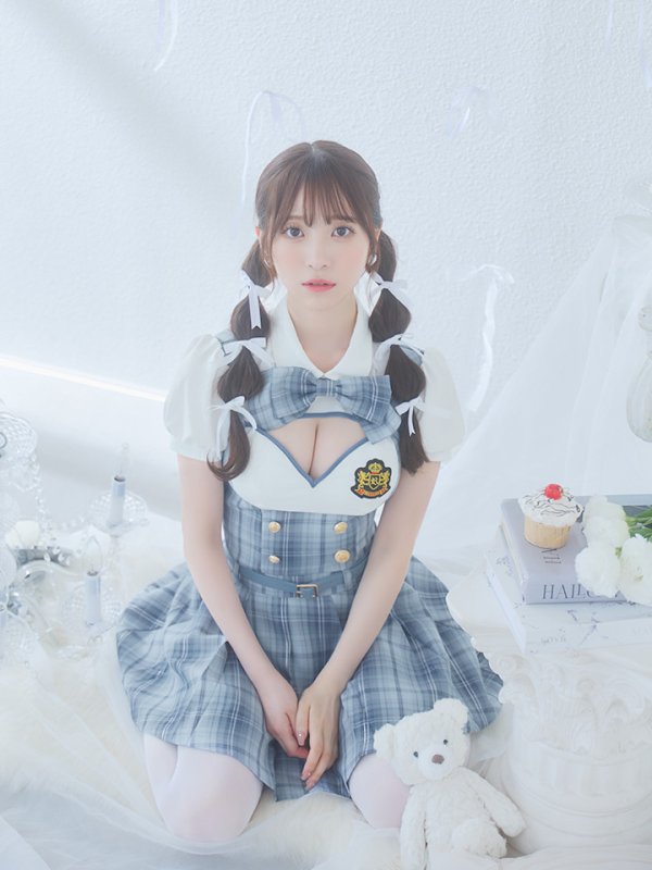 画像13: 【即日発送！】【ハロウィン】アイドルスクールガールセットアップ 【コスプレ5点セット】[OF04]