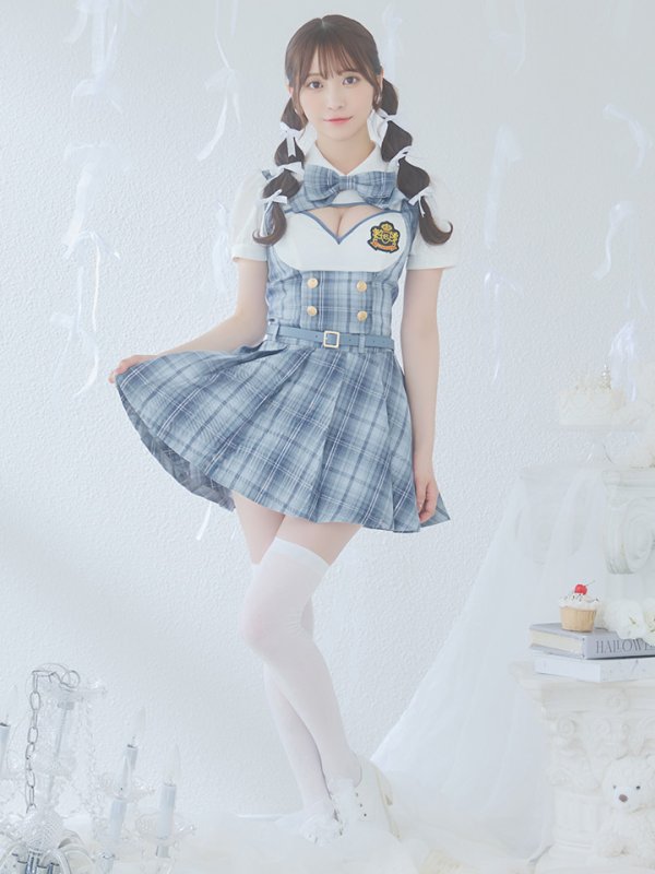 画像16: 【即日発送！】【ハロウィン】アイドルスクールガールセットアップ 【コスプレ5点セット】[OF04]