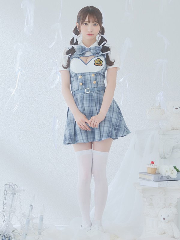 画像19: 【即日発送！】【ハロウィン】アイドルスクールガールセットアップ 【コスプレ5点セット】[OF04]